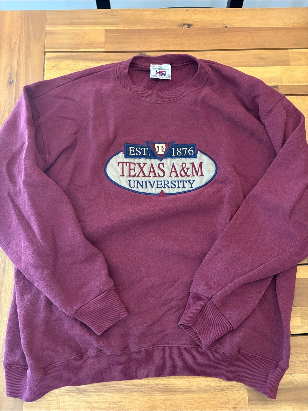 Texas A&M Maroon Crewneck Sweatshirt